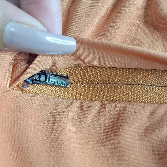 ATHLETA Brooklyn Ankle Pants Sun Baked Clay Orange Color Pockets Size 2 - Picture 11 of 14